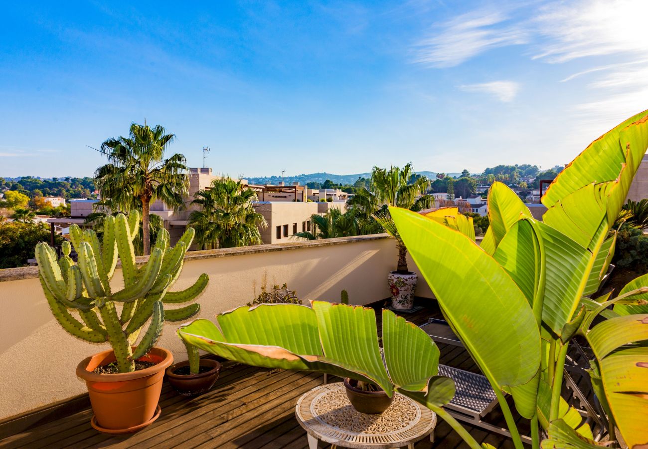 Apartamento en Javea / Xàbia - Albamar Apartment Javea Arenal, con grandes Terrazas, Solarium, AC y Piscina comunitaria