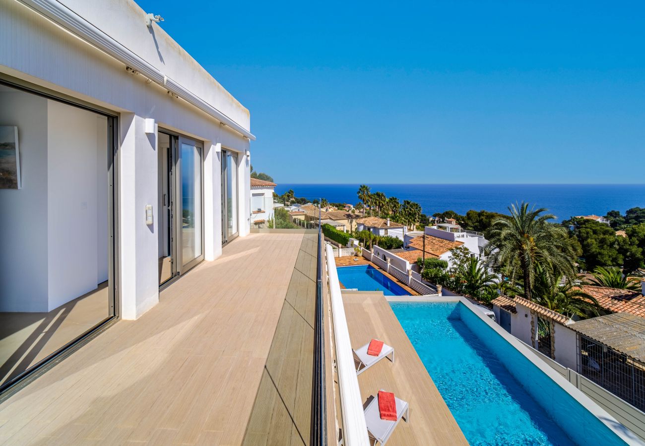 Villa en Javea / Xàbia - Villa Panoramique Javea, con Piscina, Terraza soleada y Vistas al Mar