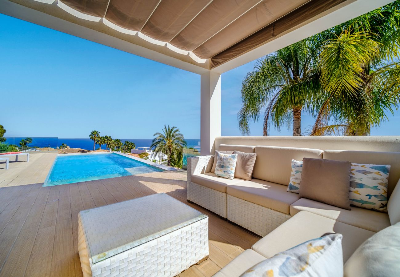 Villa en Javea / Xàbia - Villa Panoramique Javea, con Piscina, Terraza soleada y Vistas al Mar