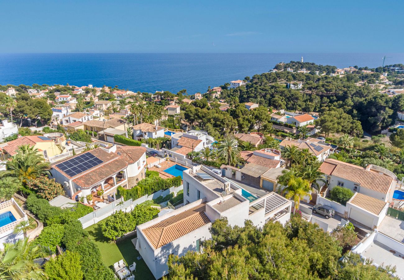 Villa en Javea / Xàbia - Villa Panoramique Javea, con Piscina, Terraza soleada y Vistas al Mar