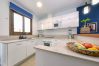 Casa en Puerto Calero - Casa Bleu : 2 plantas ,2 dormitorios ,cocina amueblada ,balcon ,terraza y patio con plancha-grill Casa en Puerto Calero - Casa Bleu : 2 plantas ,2 dormitorios ,cocina amueblada ,balcon ,terraza y patio con plancha-grill