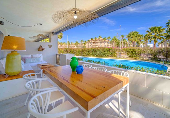 Apartamento en Javea / Xàbia - Altamar Plus Namaste Apartment Javea Arenal, con AC, Terraza y Piscina 