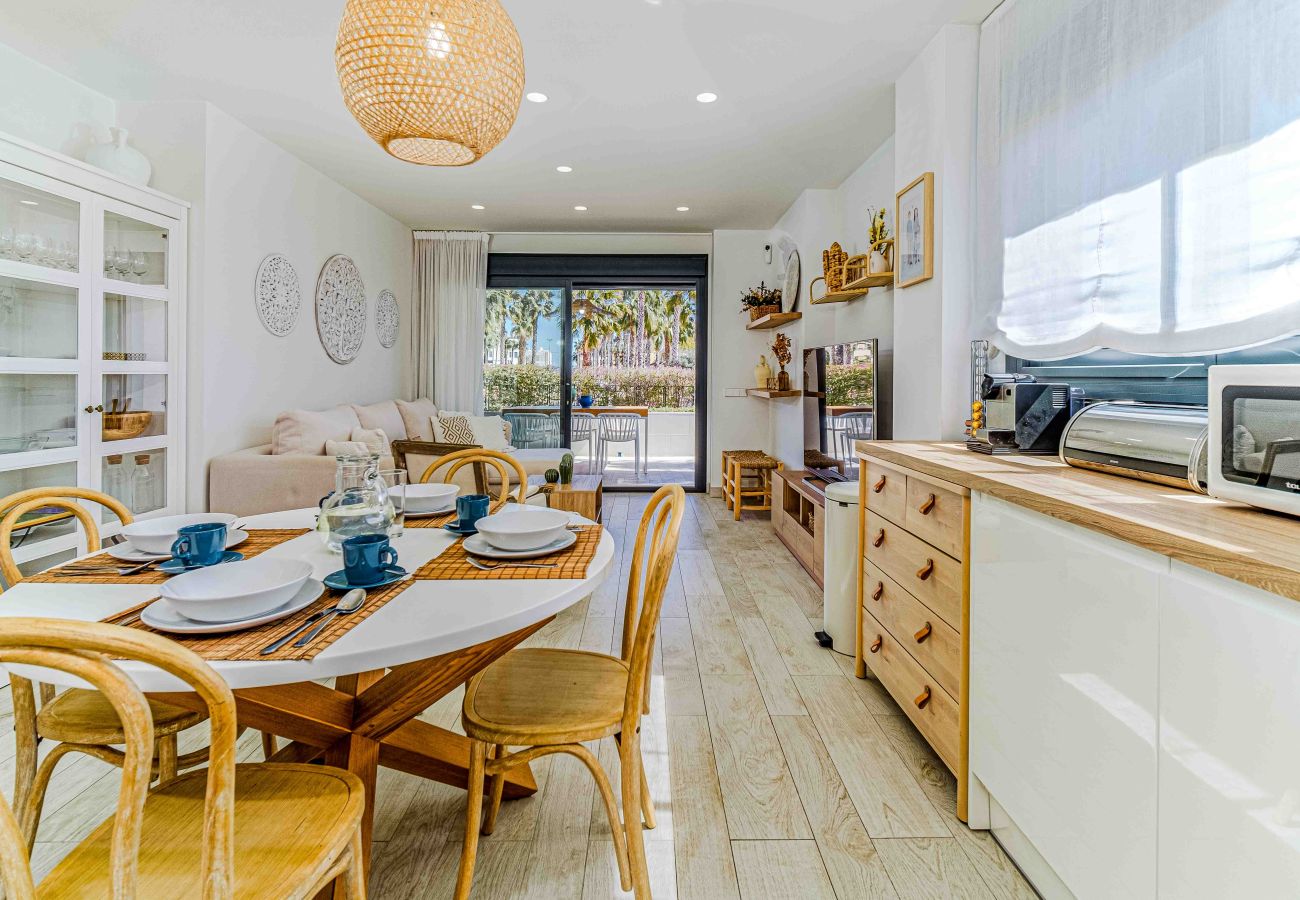 Apartamento en Javea / Xàbia - Altamar Plus Namaste Apartment Javea Arenal, con AC, Terraza y Piscina 