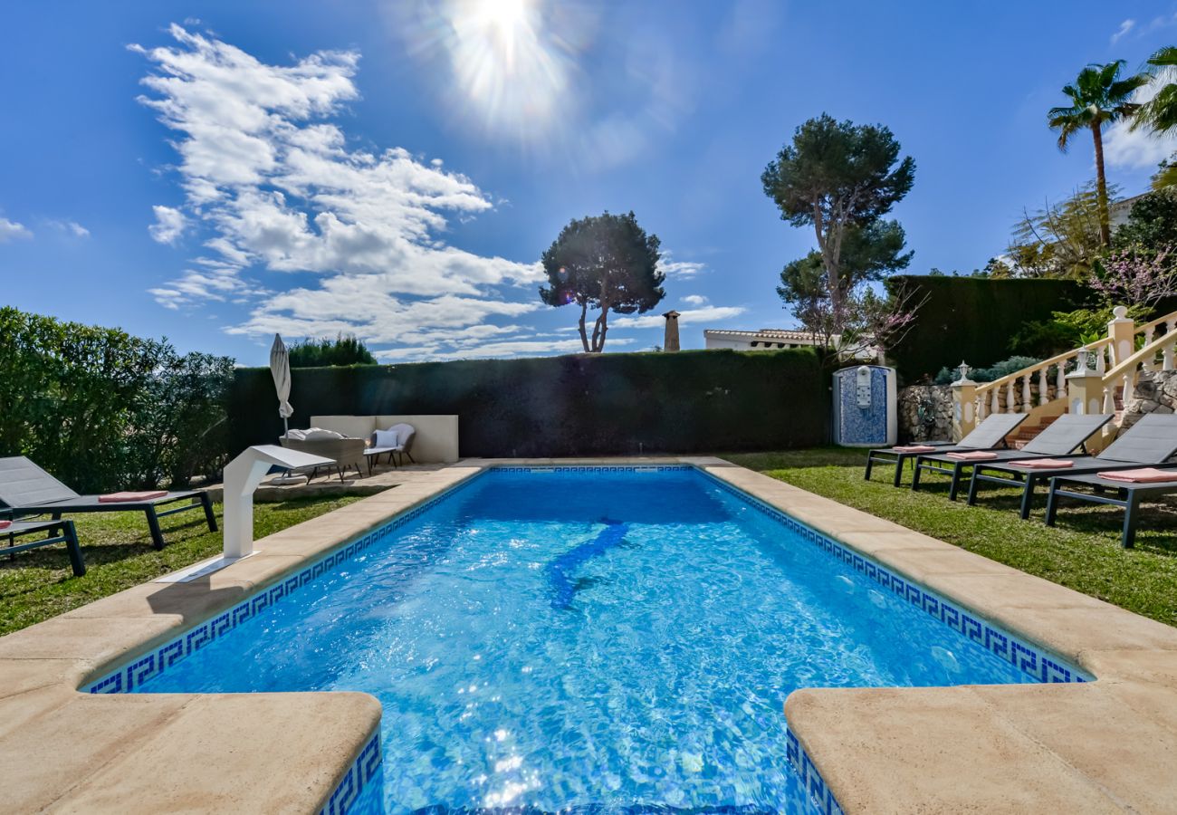 Villa en Moraira - Alquiler de villa en Moraira, CLEO con Piscina Climatizada 