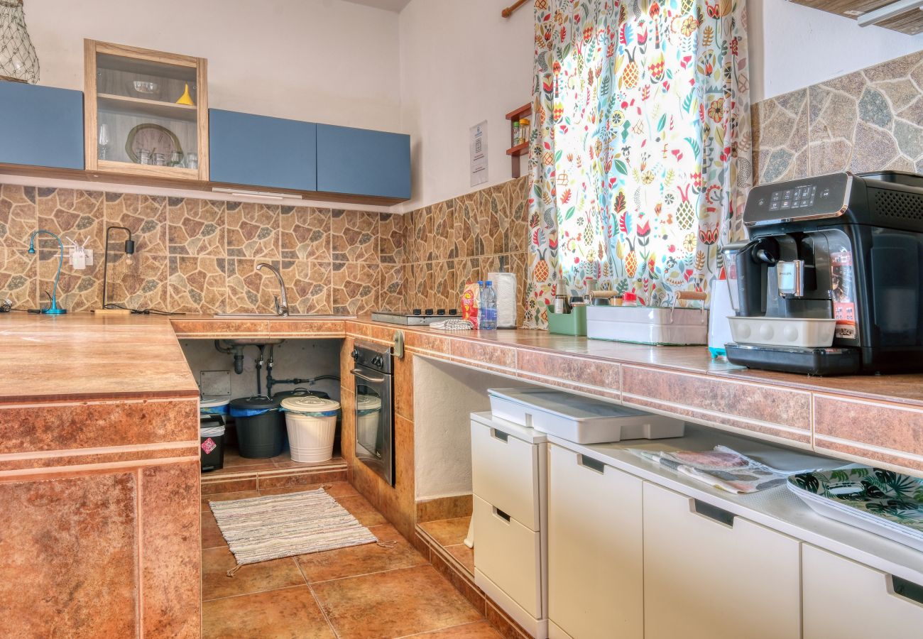 Casa en Tinajo - NoPasaNada: apartmento privado el Hierro, vistas al jardín