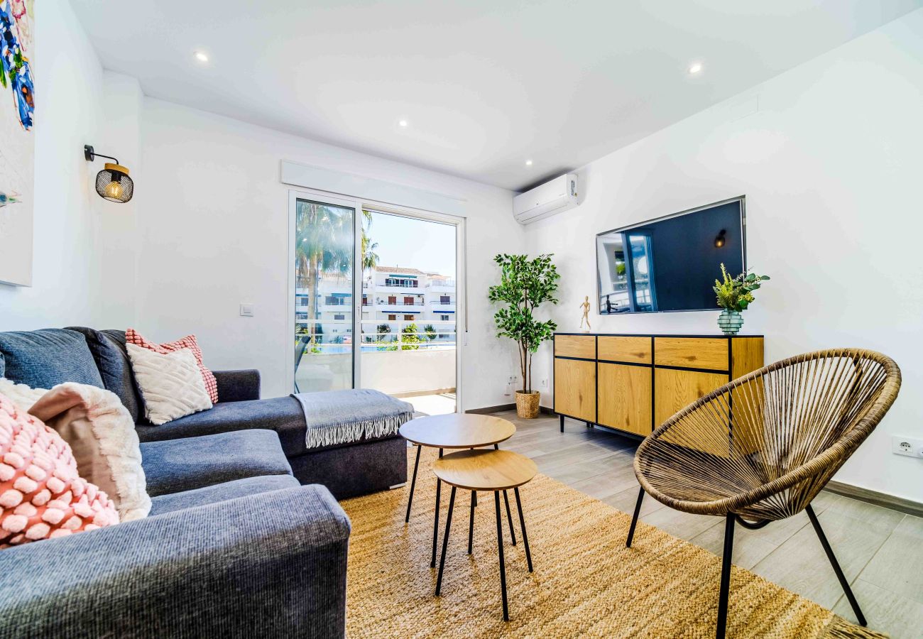 Apartamento en Javea / Xàbia - Don Pepe Green Apartment Javea, con Terraza, AC y Gran Piscina Comunitaria