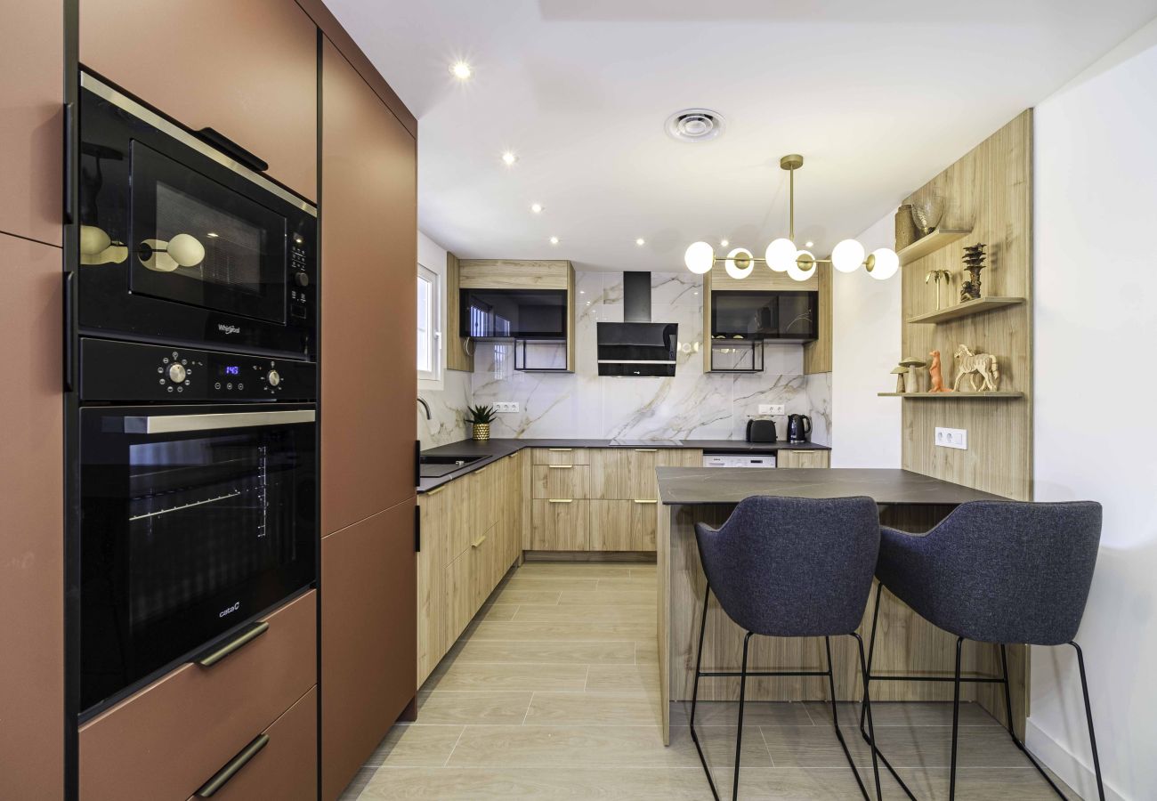 Apartamento en Javea / Xàbia - Sunny Deluxe Duplex Arenal Park II Javea, con Terraza, AC y Piscina comunitaria