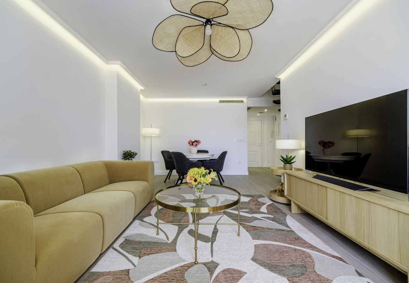 Apartamento en Javea / Xàbia - Sunny Deluxe Duplex Arenal Park II Javea, con Terraza, AC y Piscina comunitaria
