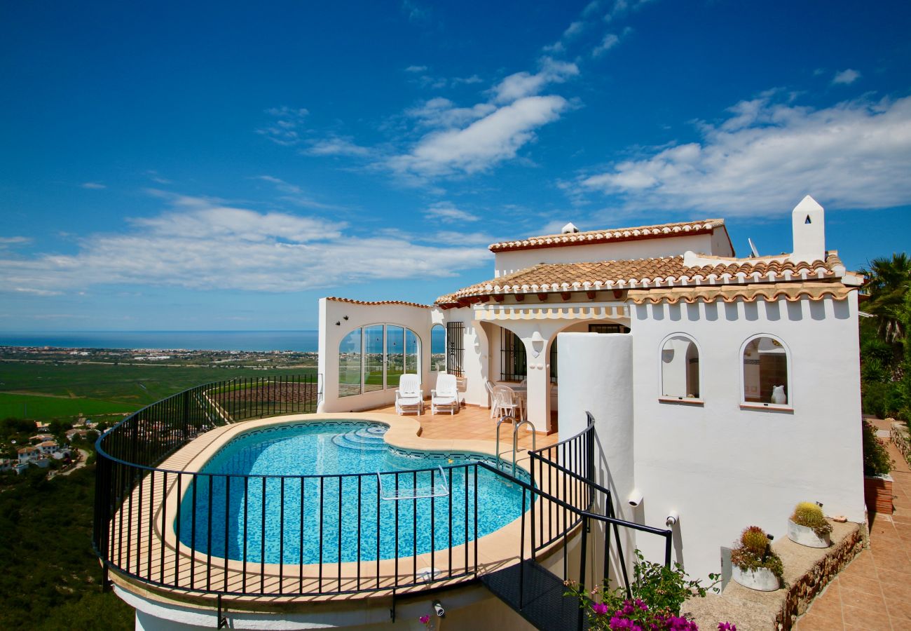 Villa in Pego - Schöne Villa mit Aussicht und Klimaanlage Monte Pego IH