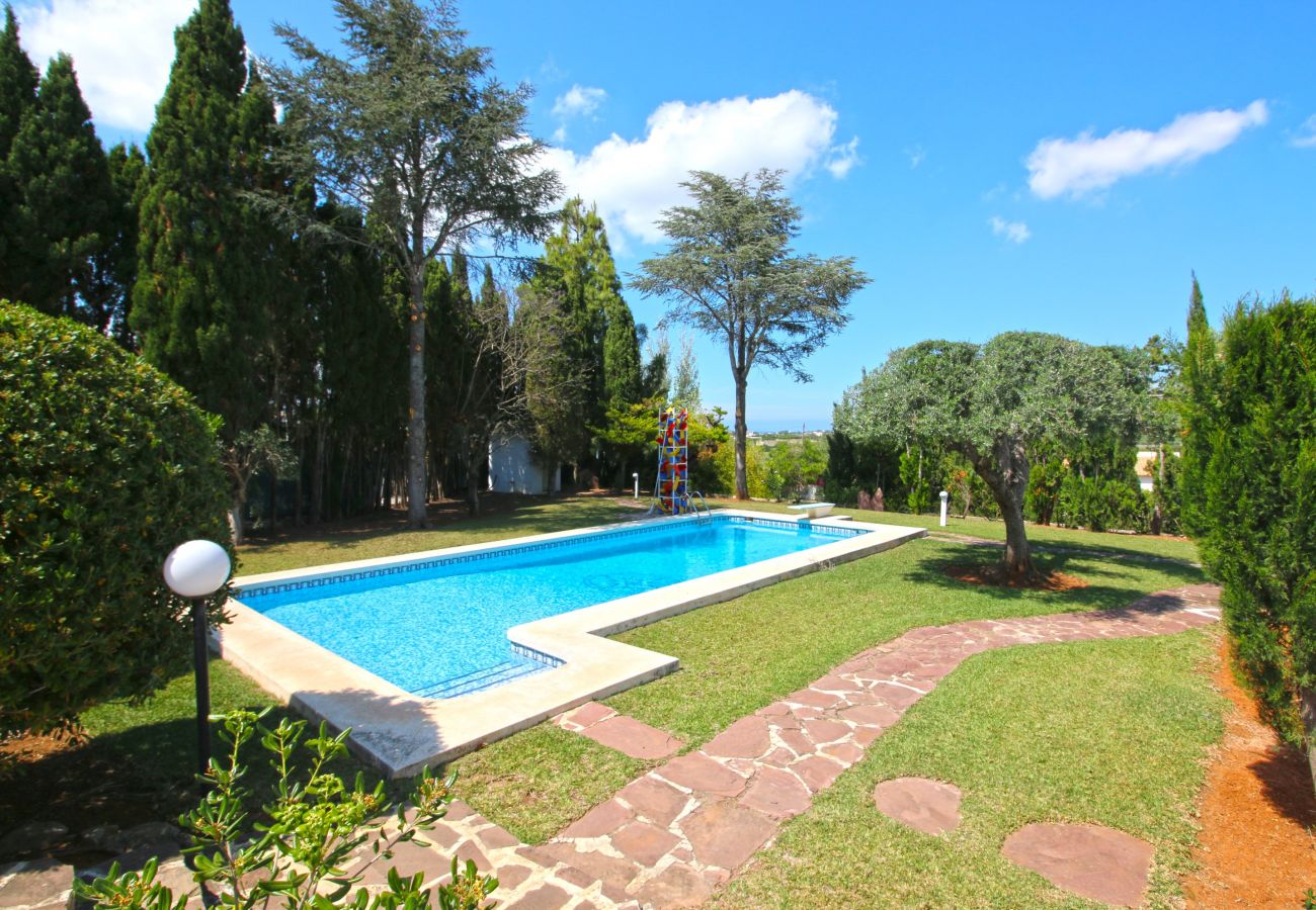 Villa in Pedreguer - Moderne Villa mit Pool uns Garten Finca La Xara