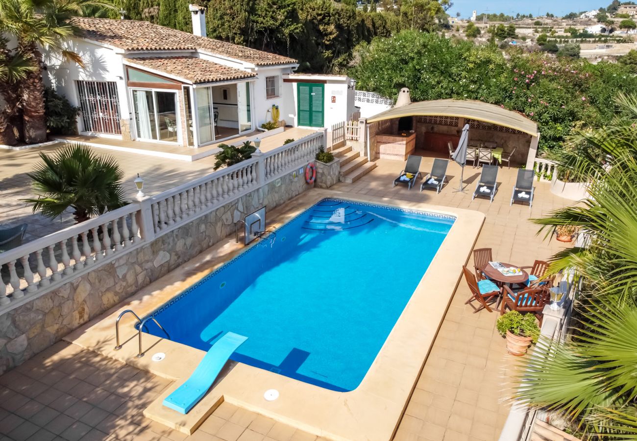 Villa in Benissa - GARROFER, Villa in Benissa für 4 Personen mit privatem Pool und Meerblick. gratis Wifi