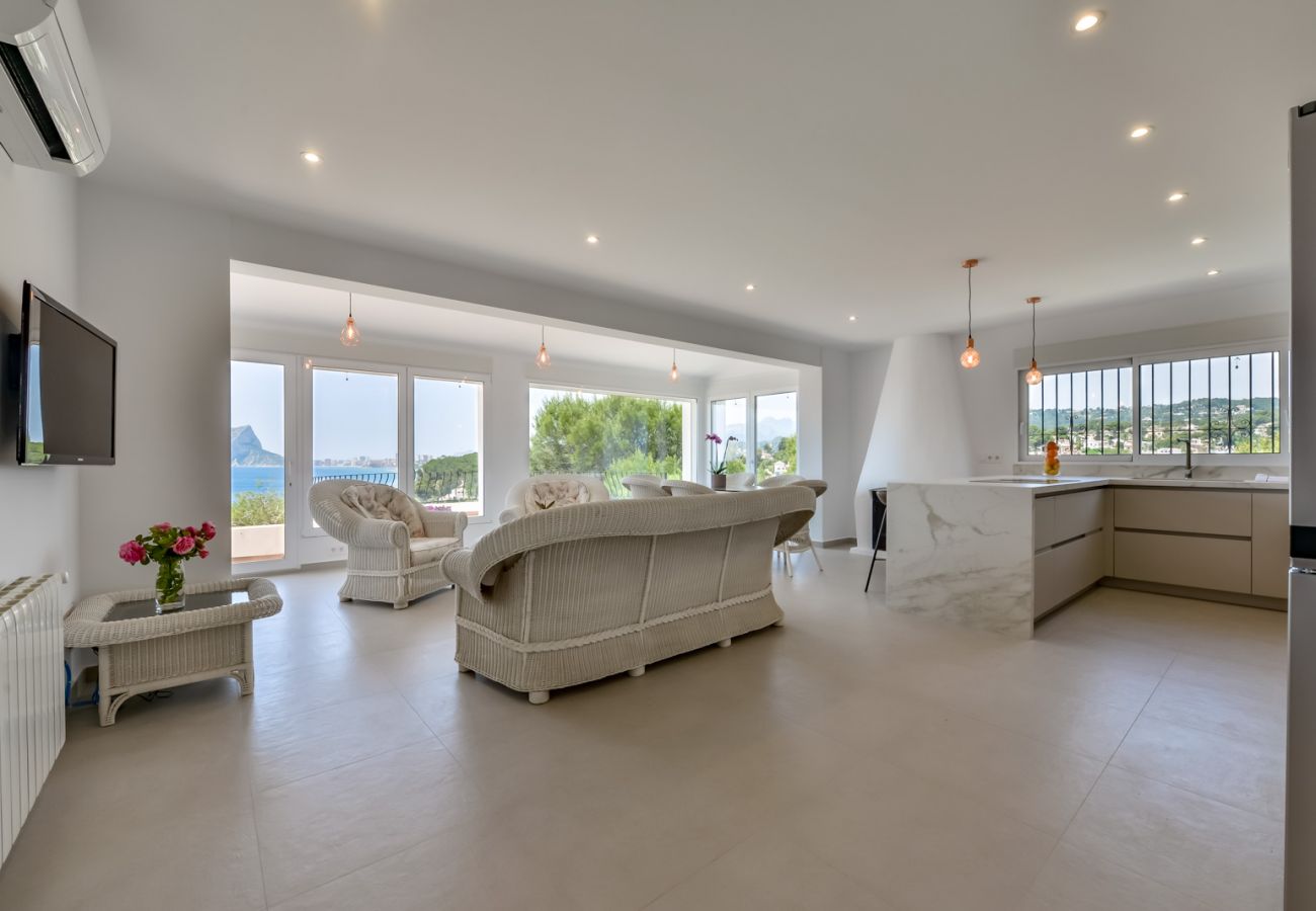 Villa in Benissa - Villa zur Miete in Benissa ARC für 12, privater Pool und Meerblick