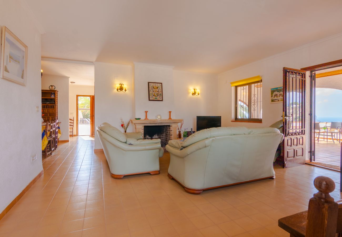 Villa in Benissa - ROMANI, Villa für 8 Personen in Benissa, mit Panoramablick. kostenloses WLAN