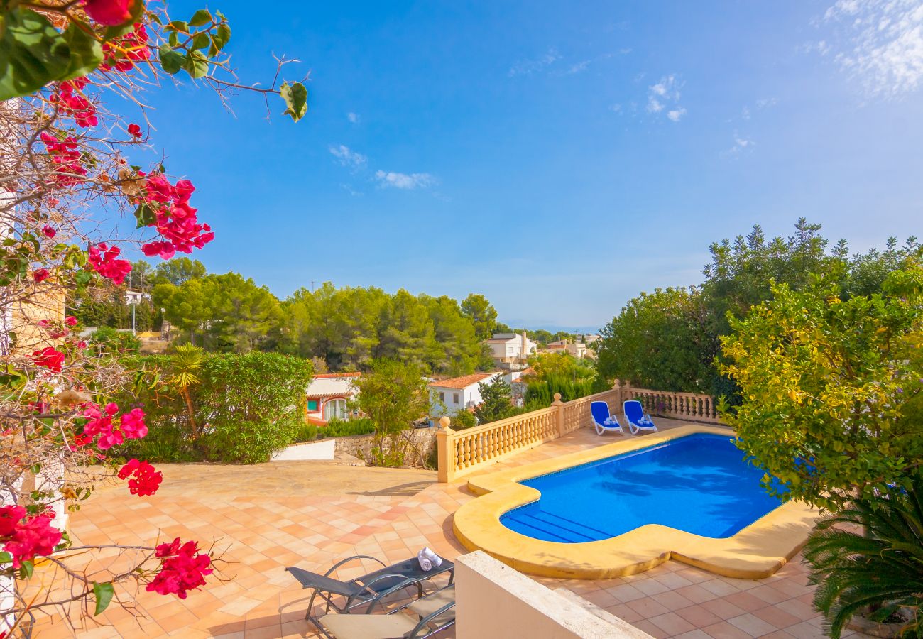Villa in Benissa - SONRISAS, Villa für 8 Personen mit privatem Pool und kostenlosem WLAN.