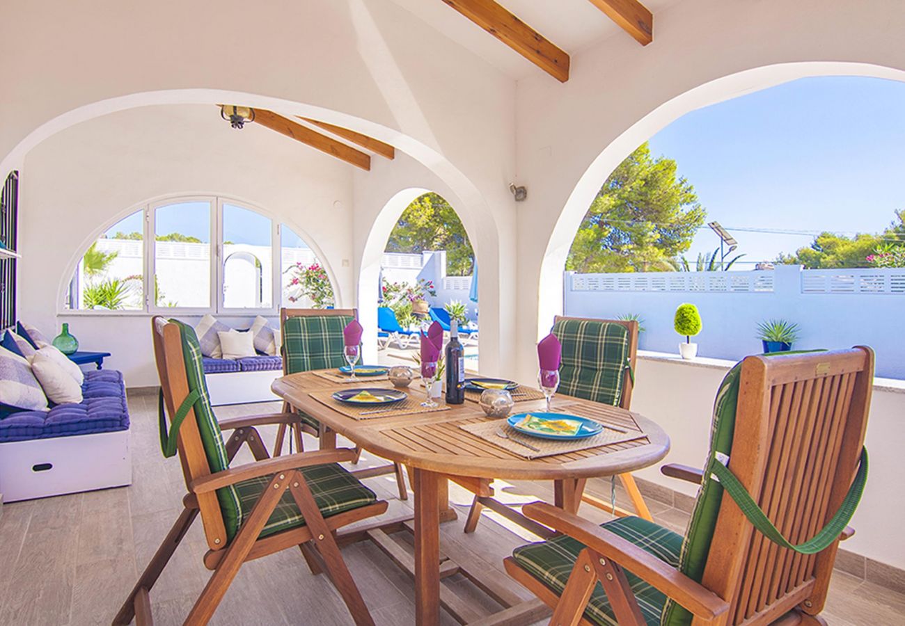 Villa in Benissa - Villa zur Miete in Benissa ACAEPA, mit privatem Schwimmbad für 6 pax