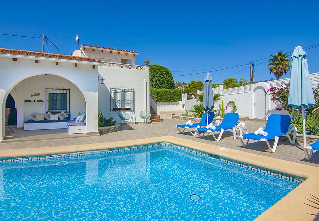 Villa in Benissa - Villa zur Miete in Benissa ACAEPA, mit privatem Schwimmbad für 6 pax
