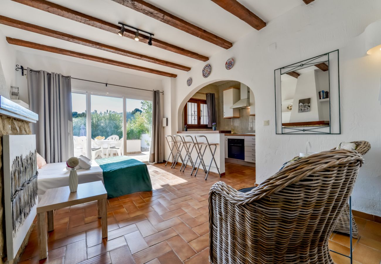 Bungalow in Moraira - MEU LAR, Gemütlicher Bungalow ideal für Paare, in Strandnähe.