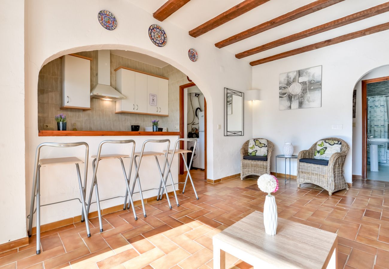 Bungalow in Moraira - MEU LAR, Gemütlicher Bungalow ideal für Paare, in Strandnähe.