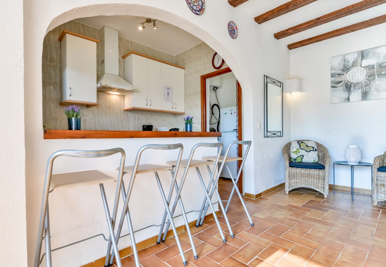 Bungalow in Moraira - MEU LAR, Gemütlicher Bungalow ideal für Paare, in Strandnähe.