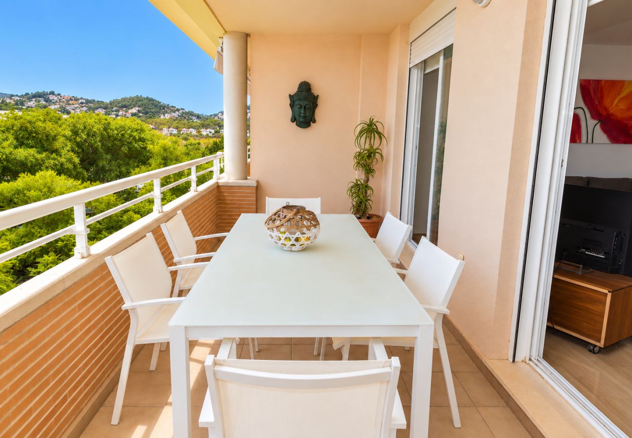 Ferienwohnung in Javea - Golden Gardens Duplex Apartment Javea Arenal