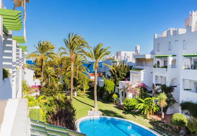 Ferienwohnung in Javea - Oasis Club II Triplex Apartment, Pool, Terrassen und 5 Minuten vom Strand