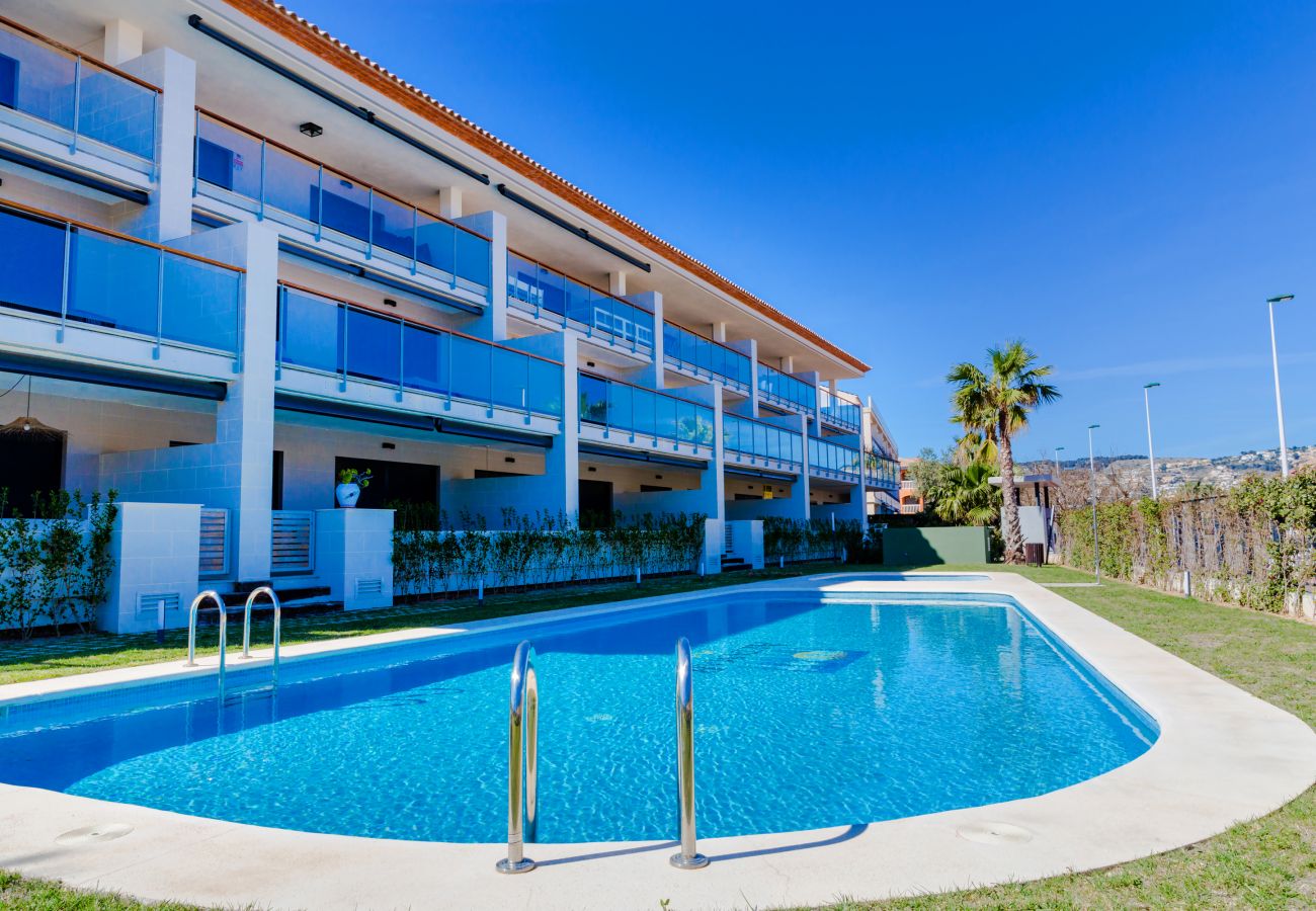 Ferienwohnung in Javea - Altamar Plus Apartment Javea Arenal,  Stilvoll mit Klimaanlage, Wifi, Terrasse und Pool