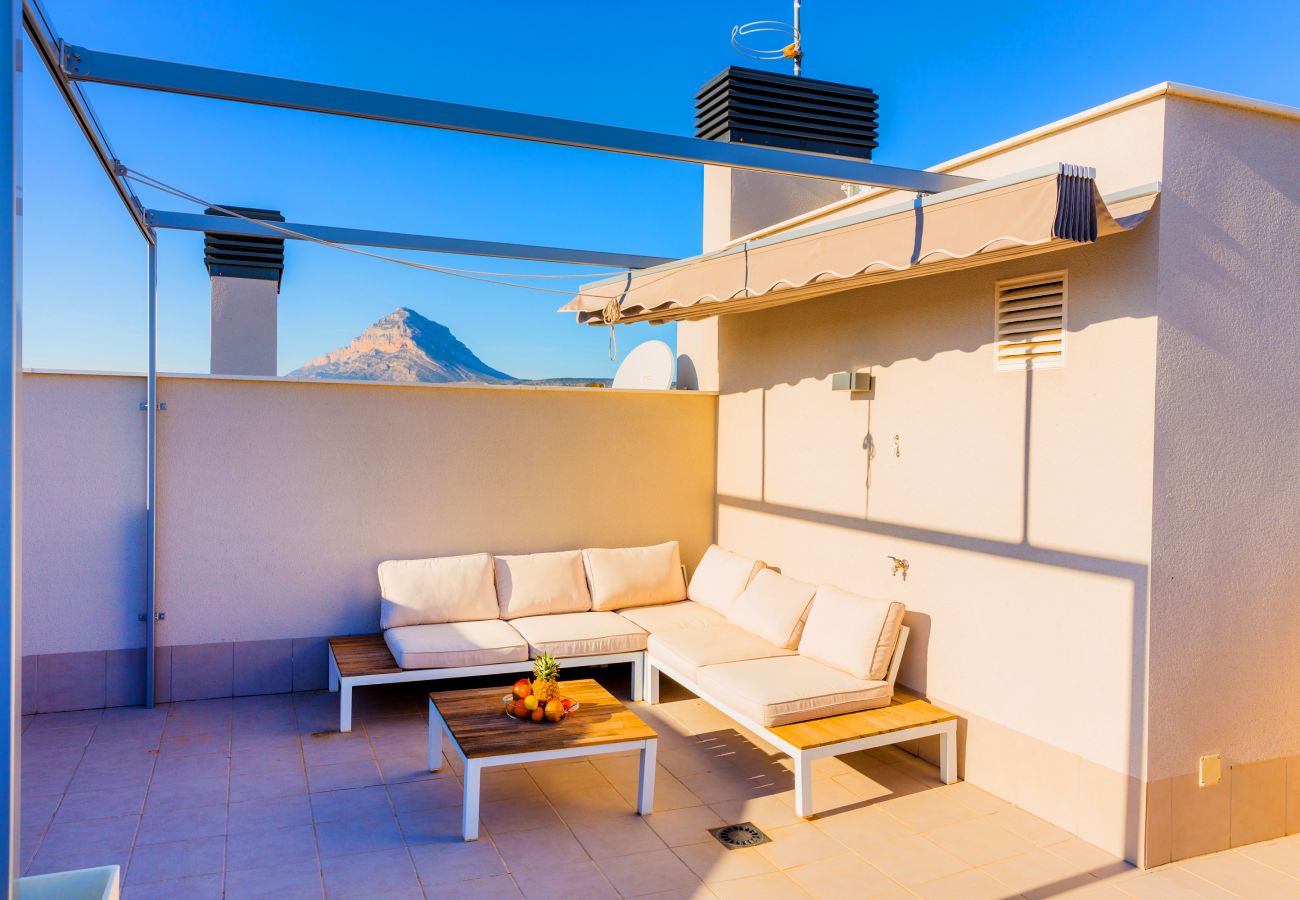 Ferienwohnung in Javea - Arenal Dream Penthouse I Javea Arenal , Luxuriöse Dachterrasse und nur 150m vom Strand entfernt