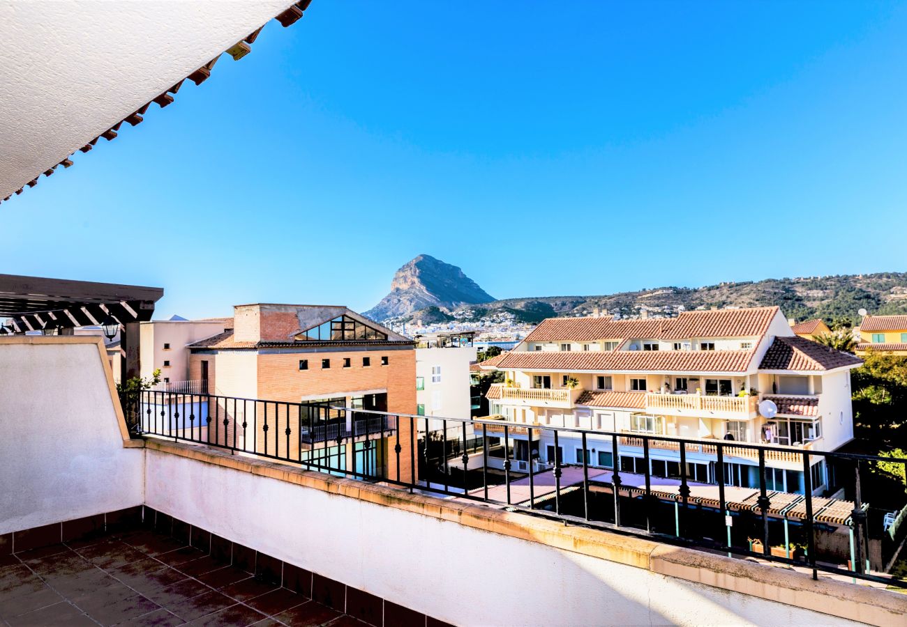 Ferienwohnung in Javea - Via Augusta II Duplex Penthouse Javea, mit Sonnenterrasse und Gemeinschaftspool