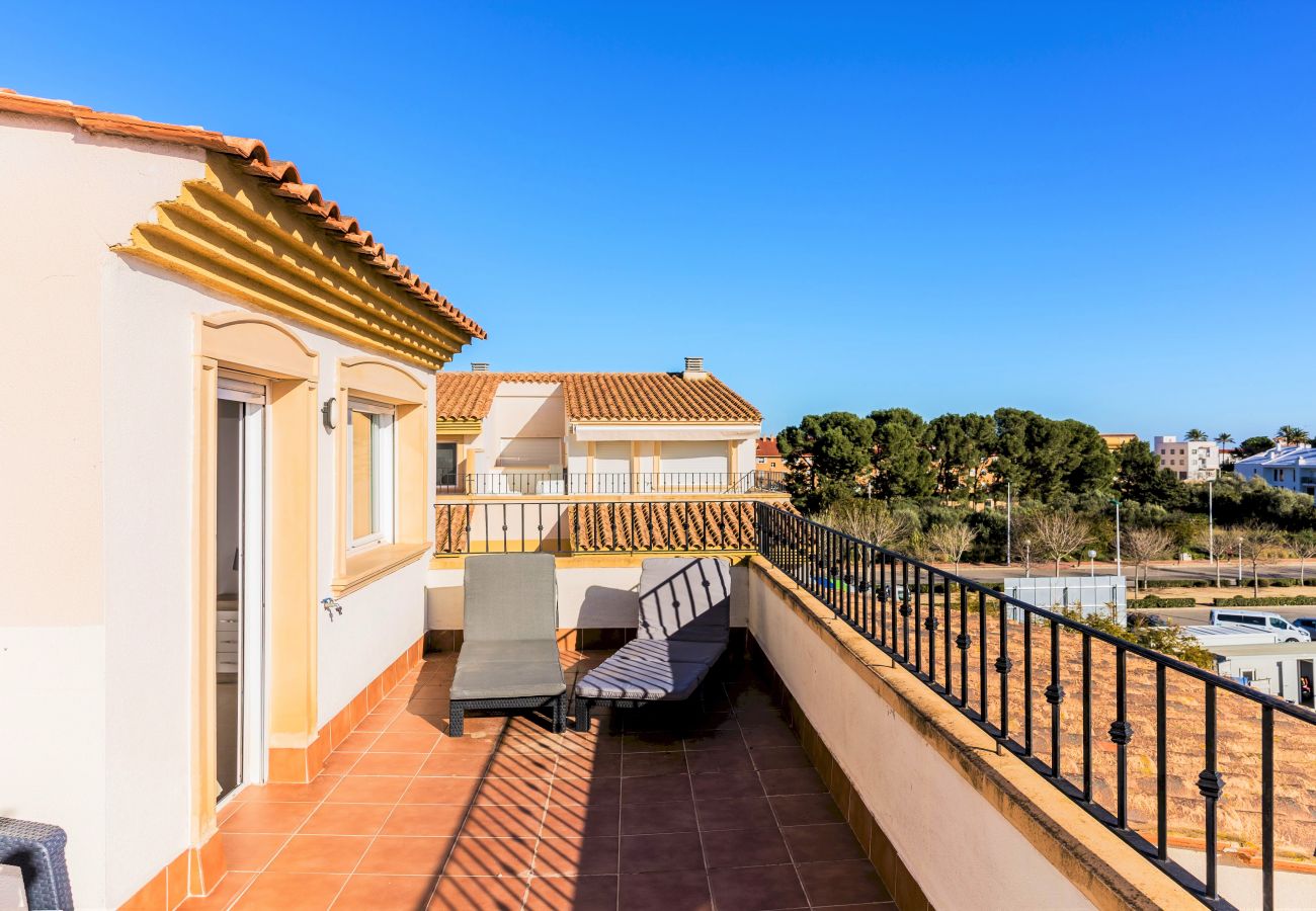 Ferienwohnung in Javea - Via Augusta II Duplex Penthouse Javea, mit Sonnenterrasse und Gemeinschaftspool