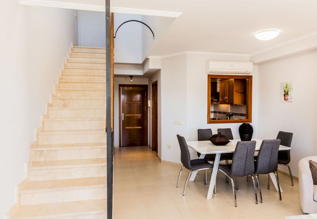 Ferienwohnung in Javea - Via Augusta II Duplex Penthouse Javea, mit Sonnenterrasse und Gemeinschaftspool