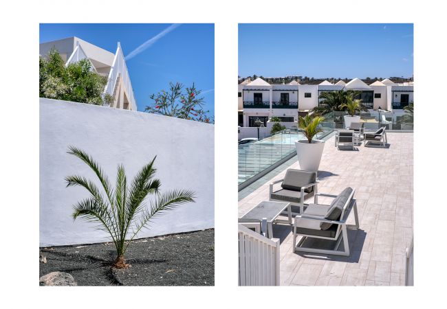 Ferienhaus in Costa Teguise - Sunset View-Modernes Ferienhaus mit Gemeinschaftspool