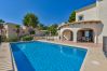 Villa in Benitachell - LOXI, schöne Villa in Cumbre del Sol für 6 Personen mit privatem Pool und Meerblick.