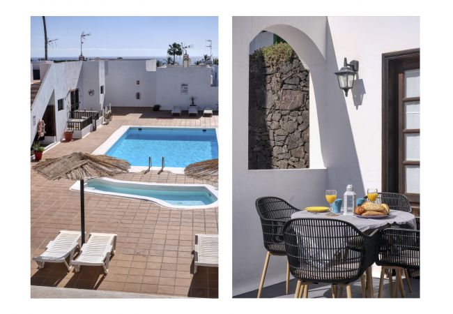 Ferienhaus in Puerto del Carmen - Sea Waves Lanzarote - Große Terrasse, Gemeinschaftspool, WLAN mit Glasfaser