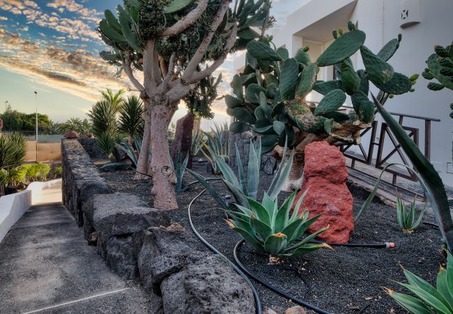 Ferienhaus in Playa Blanca - Casa Efesto - 3 Schlafzimmern, Pool, Terrasse und Blick auf Fuerteventura