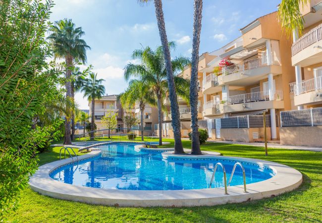  in Javea / Xàbia - Venecia Apartment Javea Montañar I, mit Terrasse, Klimaanlage und Gemeinschaftspool