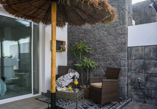 Ferienhaus in Playa Blanca - Pachamama House - 500m vom Stand