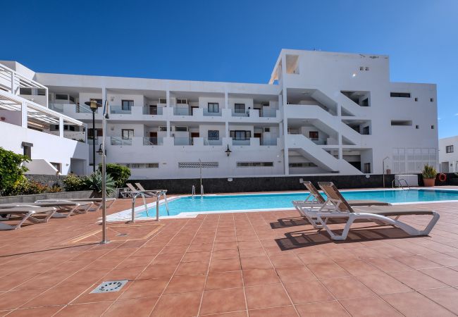 Ferienhaus in Costa Teguise - Casa Elin, Gemeinschaftspool, schnelles WLAN und ruhiger Ort