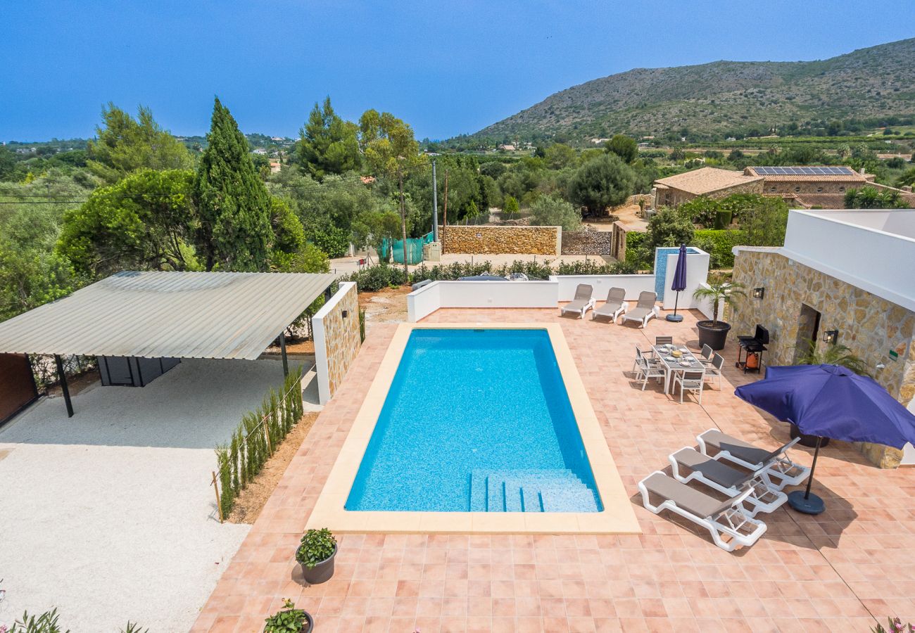 Villa in Pedreguer - Villa La Sella mit privatem Pool, Terrassen und Blick auf die Berge