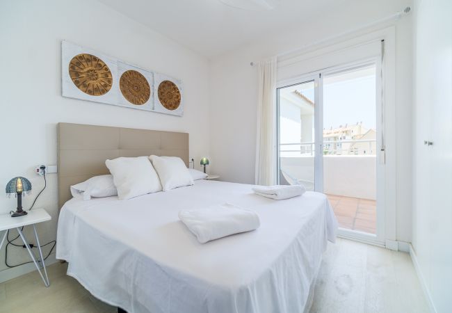 Ferienwohnung in Javea - Don Pepe Indigo Apartment Javea mit Terrasse, WLAN und großem Gemeinschaftspool