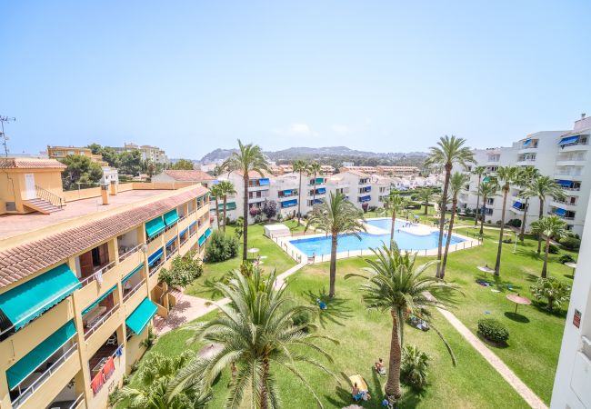 Ferienwohnung in Javea - Don Pepe Indigo Apartment Javea mit Terrasse, WLAN und großem Gemeinschaftspool