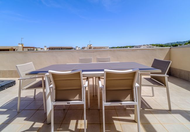 Ferienwohnung in Javea - Golden Star Apartment Javea Arenal, mit Terrasse, Klimaanlage und Gemeinschaftspool