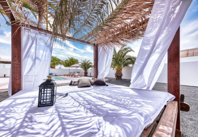 Ferienhaus in Puerto Calero - Casa Guayre - privater Swimmingpool, Grill, Klimaanlage 