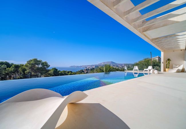 Villa in Javea - Villa Iris Javea, mit Infinity-Pool und Meerblick