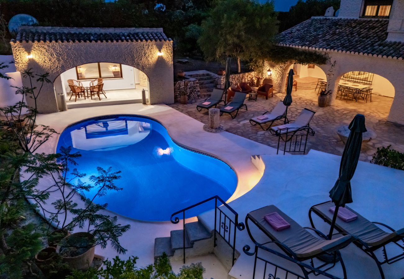 Villa in Benissa - Ferienvilla zur Miete in Benissa FINCA DEL MAR