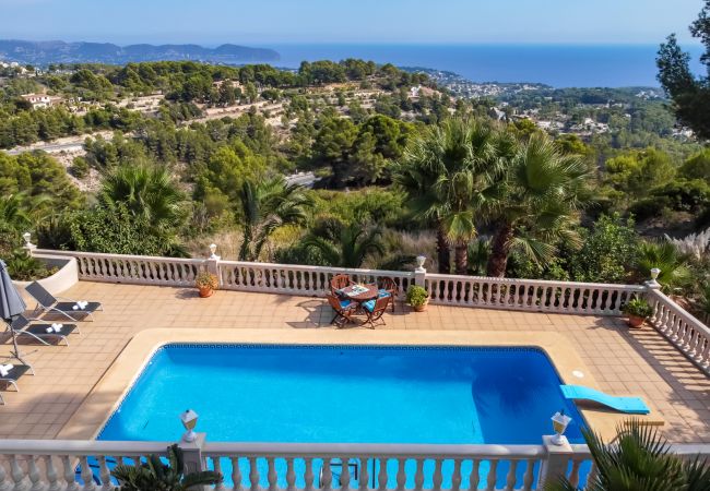 Villa in Benissa - GARROFER, Villa in Benissa for 4 pax with private pool and sea views. free wifi