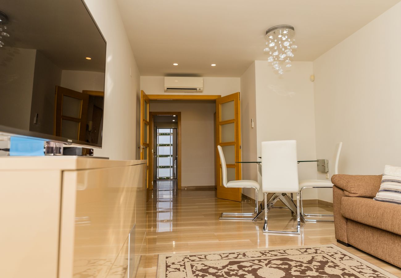 Apartment in Javea - Golden Gardens Apartment I Javea Arenal, Terrace, AACC, Wifi and only 600m from the Beach