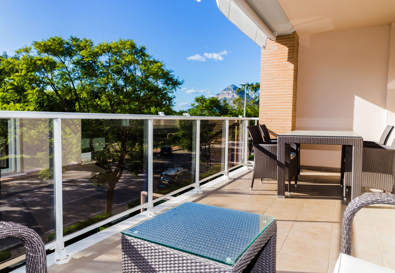 Apartment in Javea - Golden Gardens Apartment I Javea Arenal, Terrace, AACC, Wifi and only 600m from the Beach