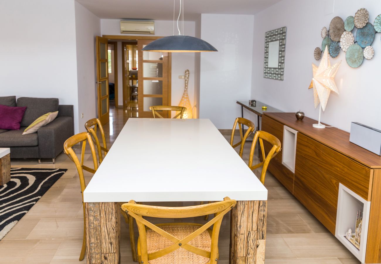 Apartment in Javea - Golden Gardens Duplex Apartment Javea Arenal s, 3 Terraces, AACC, Wifi and only 600m from the Beach