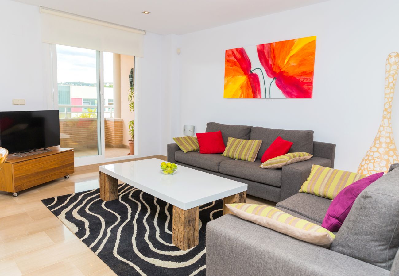Apartment in Javea - Golden Gardens Duplex Apartment Javea Arenal s, 3 Terraces, AACC, Wifi and only 600m from the Beach