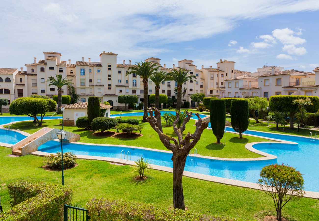 Apartment in Javea - Isla Saint Tropez Apartment Javea Arenal, with Pool, Wifi, AC and recently Refurbished